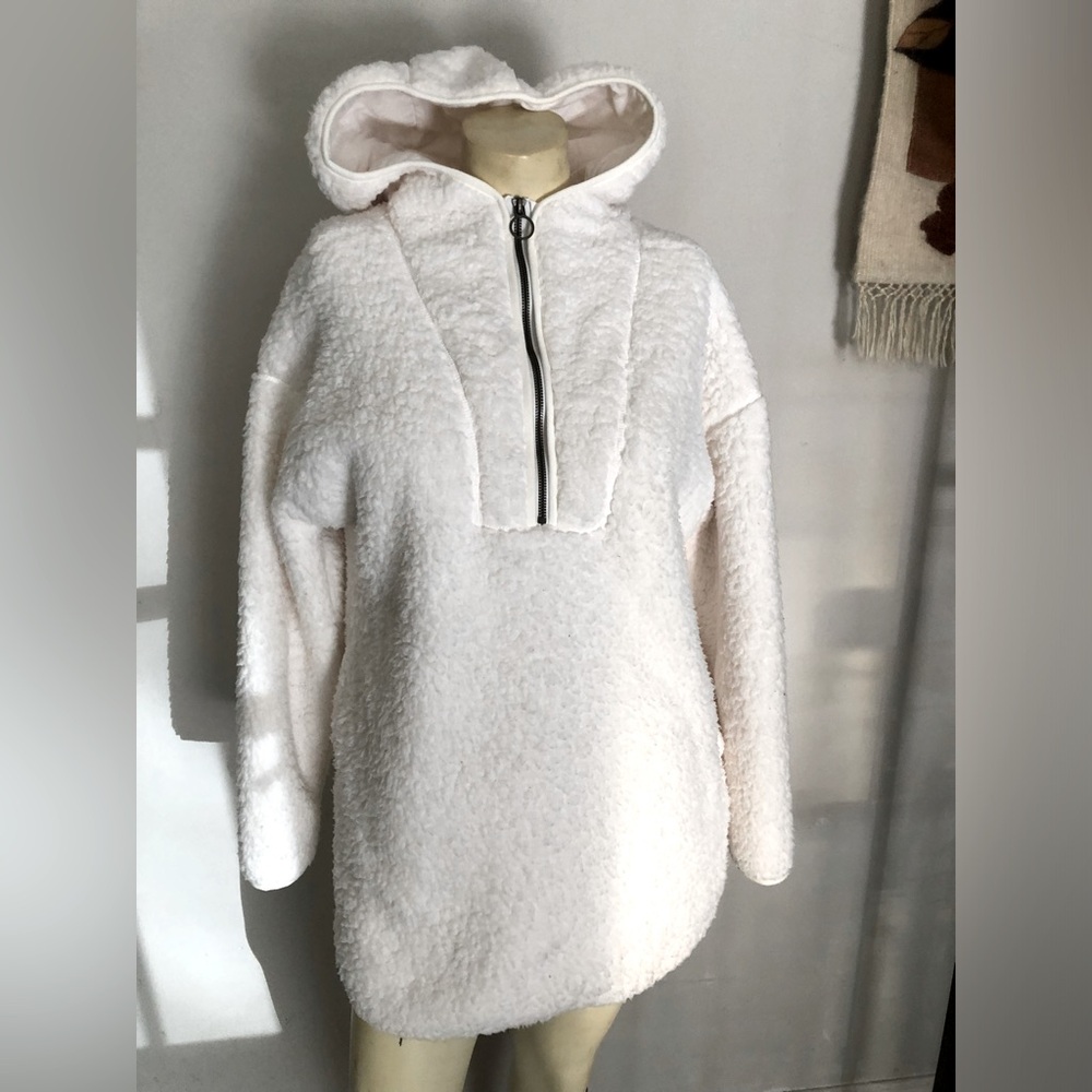 Athletic Works Furry Sherpa Jacket Size Small